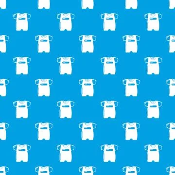 Children slider pattern seamless blue Stock Illustration