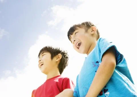 Children smiling Stock Photos