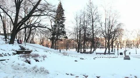 Children on snow mountain ProRes Stock Footage 10724510