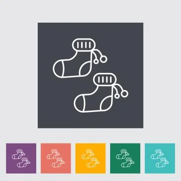 Children socks Stock Illustration