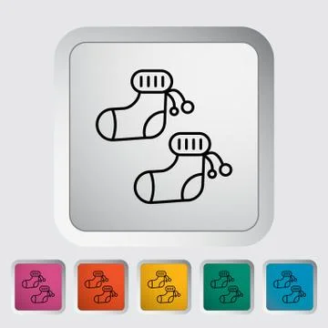 Children socks Stock Illustration