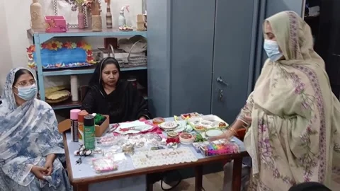 Children with speech and hearing disabilities learn and practice sign language i Видео 346170839