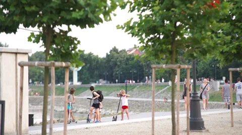 Children sporting Hungary Stock Footage 51888994