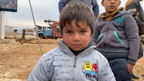Children of the Syrian war Stock Footage 125765467