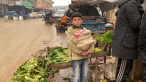 Children of the Syrian war Stock Footage 125765559