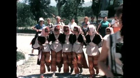 Children in Traditional Dance Stock Footage 277585287