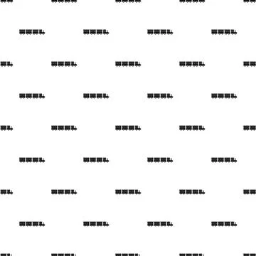 Children train pattern seamless Stock Illustration