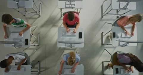 Children Typing on Keyboards in Computer Lab Stock Footage 318078327