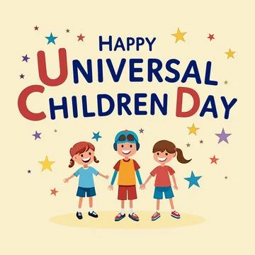 Children universal day Stock Illustration