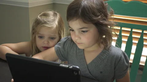 Children Using a Laptop (5 of 7) Stock Footage 48705118