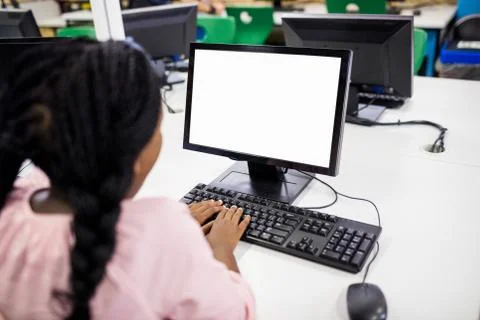 Children using technology Foto stock