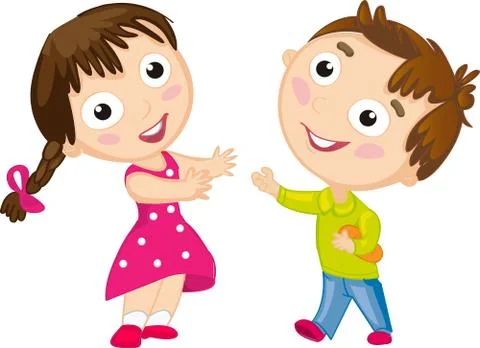 Children Vector Illustrations Stock Illustration