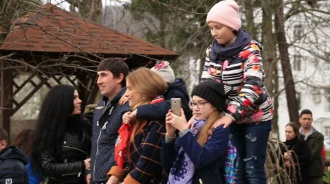 Children watch presentation Stock Footage 67615679