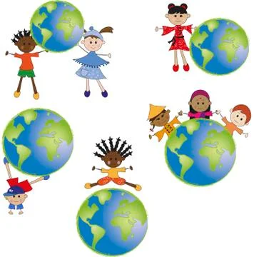 Children world Stock Illustration