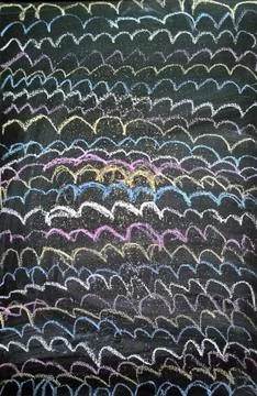 Children's abstract drawing Stock Photos
