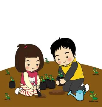 Children's activities Stock Illustration