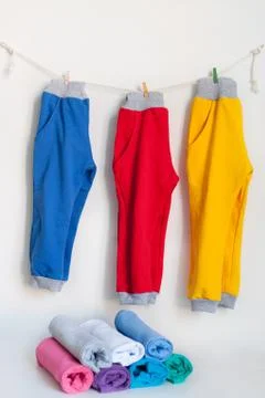 Children's base clothes Stock Photos