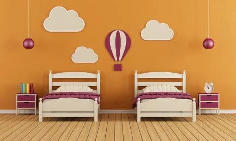 Children's bedroom Stock Illustration