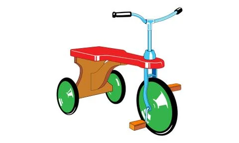 Children's bicycle Stock Illustration