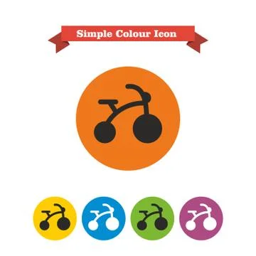 Children's  bicycle 스톡 일러스트