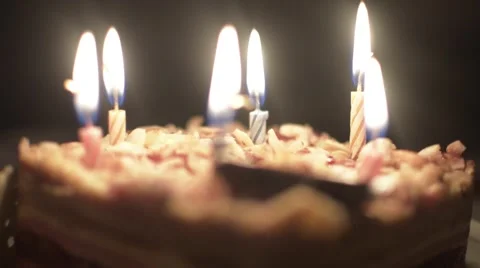 Children's birthday cake Stock Footage 57671446