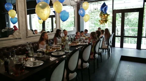 Children's birthday. Stock Footage 68177620