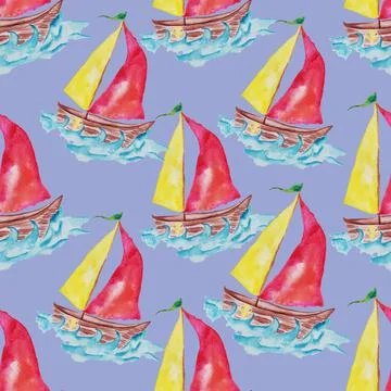 Children's boat Stock Illustration