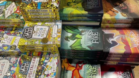 Children's books Stock Footage 243063095