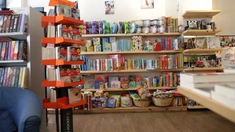 Children's Bookstore Video stock 86998621