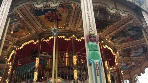 Children’s Carousel Stock Footage 315646821