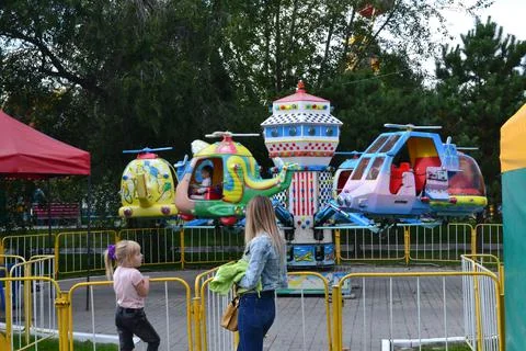 Children's carousel Stock Photos