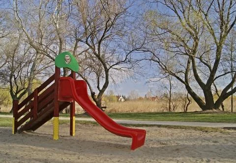 Children's chute 스톡 사진
