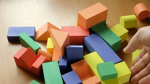 Children's color designer Stock Footage 79539484