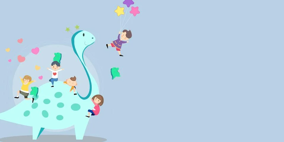 Children's Creative Playtime Stock Illustration