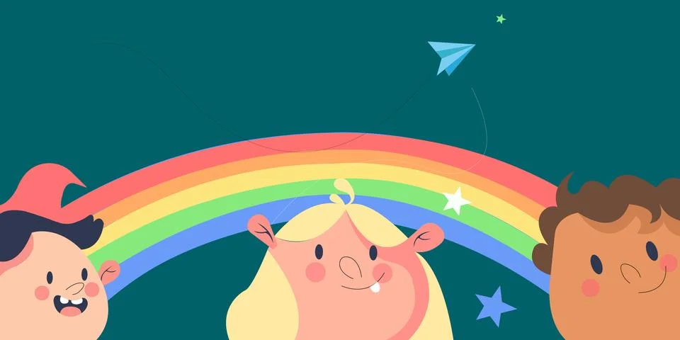 Children's Creative Playtime Illustration