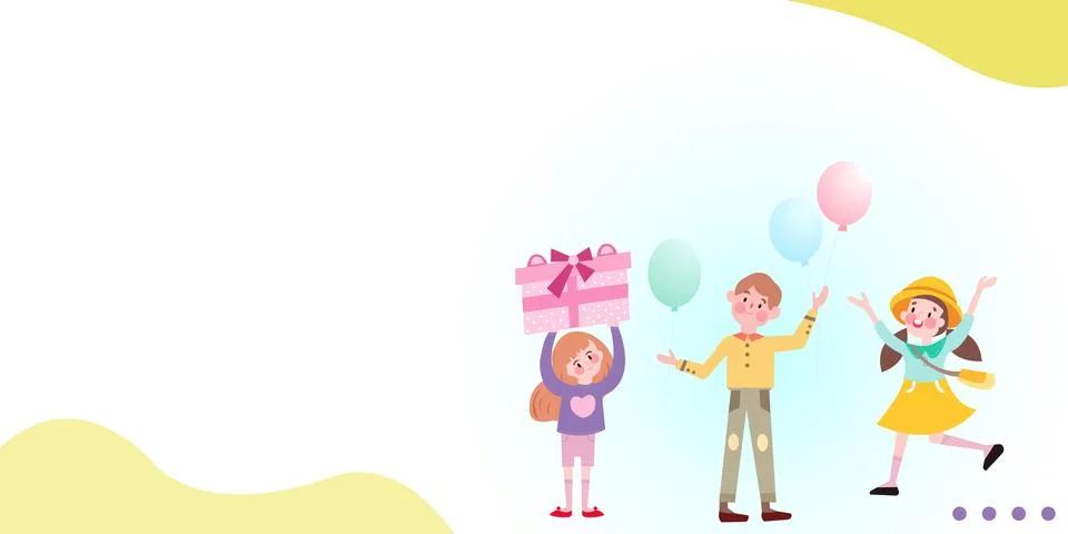 Children's Creative Playtime Stock Illustration