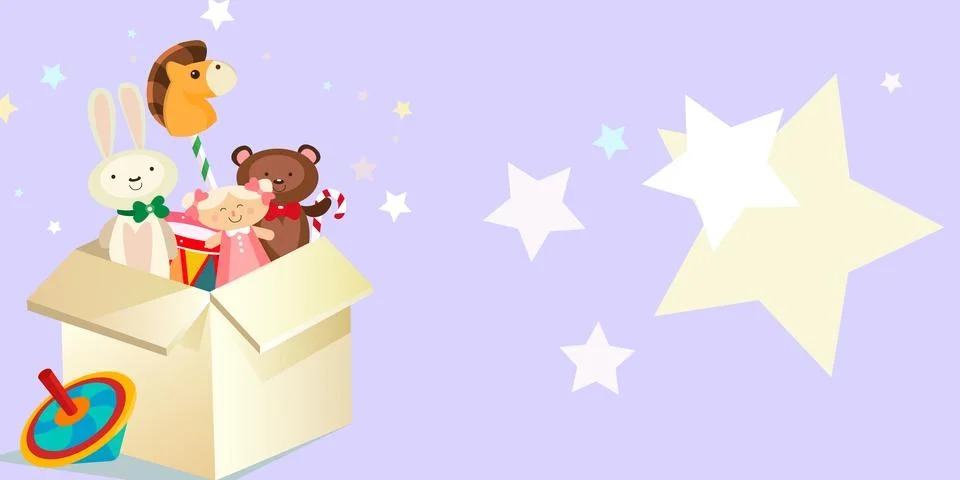 Children's Creative Playtime Stock Illustration