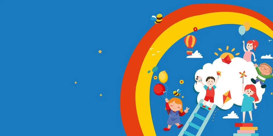 Children's Creative Playtime Illustration