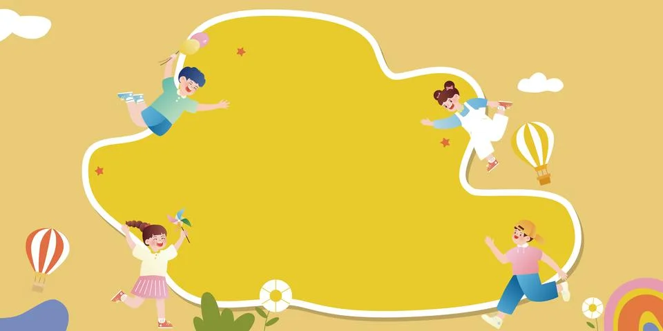 Children's Creative Playtime Illustration