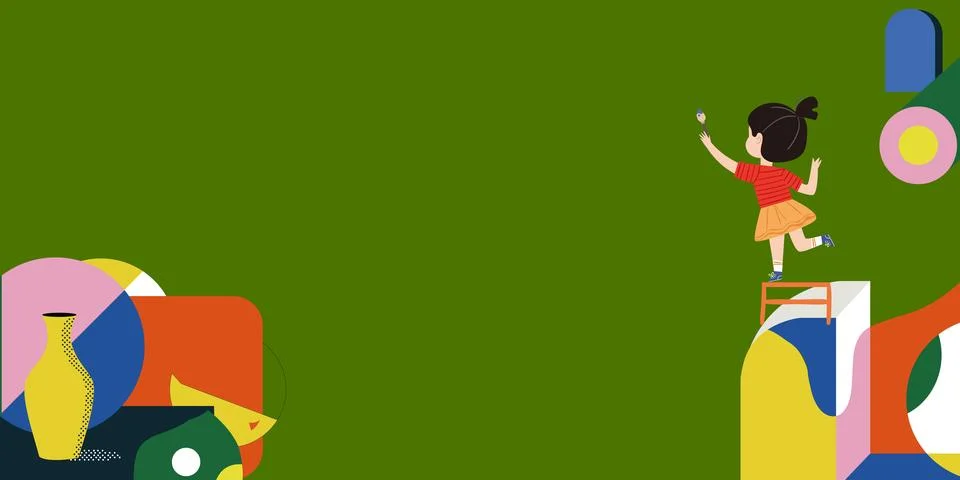 Children's Creative Playtime Illustration