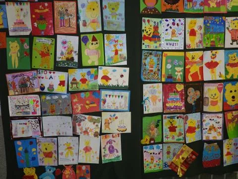 Children's creativity. Stock Photos