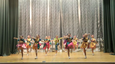 Children's dance Stock Footage 29661533