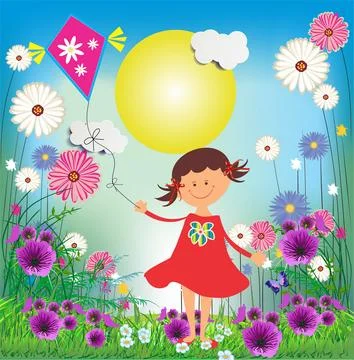 Children's day, Stock Illustration