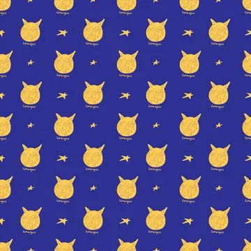 Children's doodles . Seamless pattern. Stock Illustration