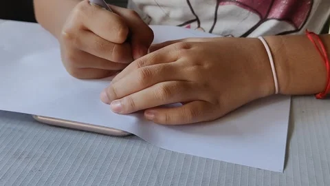 Children's drawing activities Stock Footage 277923829