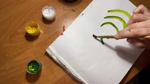 Children's drawing Video stock 143169004