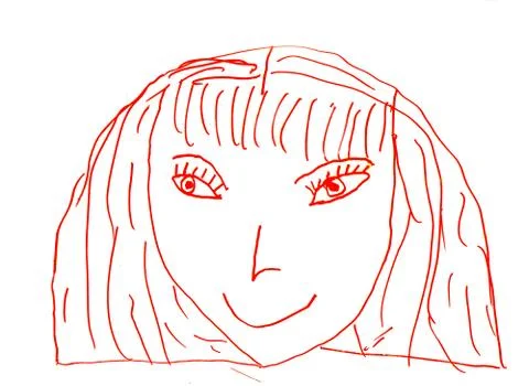 Children's drawing Stock Illustration