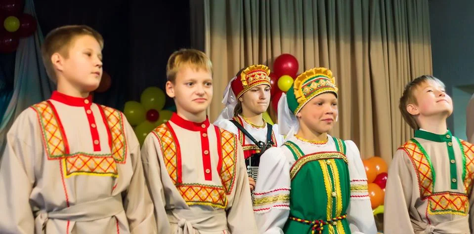 Children's ensemble Stock Photos
