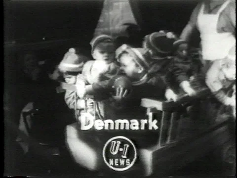 Children's Fashion Show 1950s Stock Footage