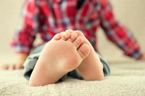 Children's feet Stock Photos